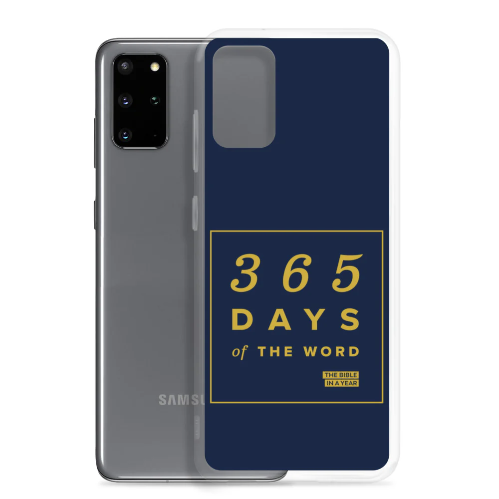 365 Days of the Word Bible in a Year Samsung Phone Case - Navy - Image 10