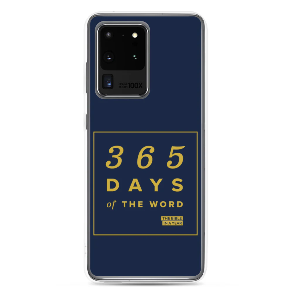 365 Days of the Word Bible in a Year Samsung Phone Case - Navy - Image 11