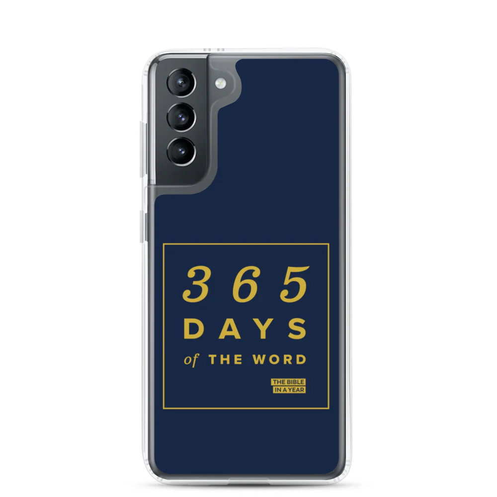 365 Days of the Word Bible in a Year Samsung Phone Case - Navy - Image 13