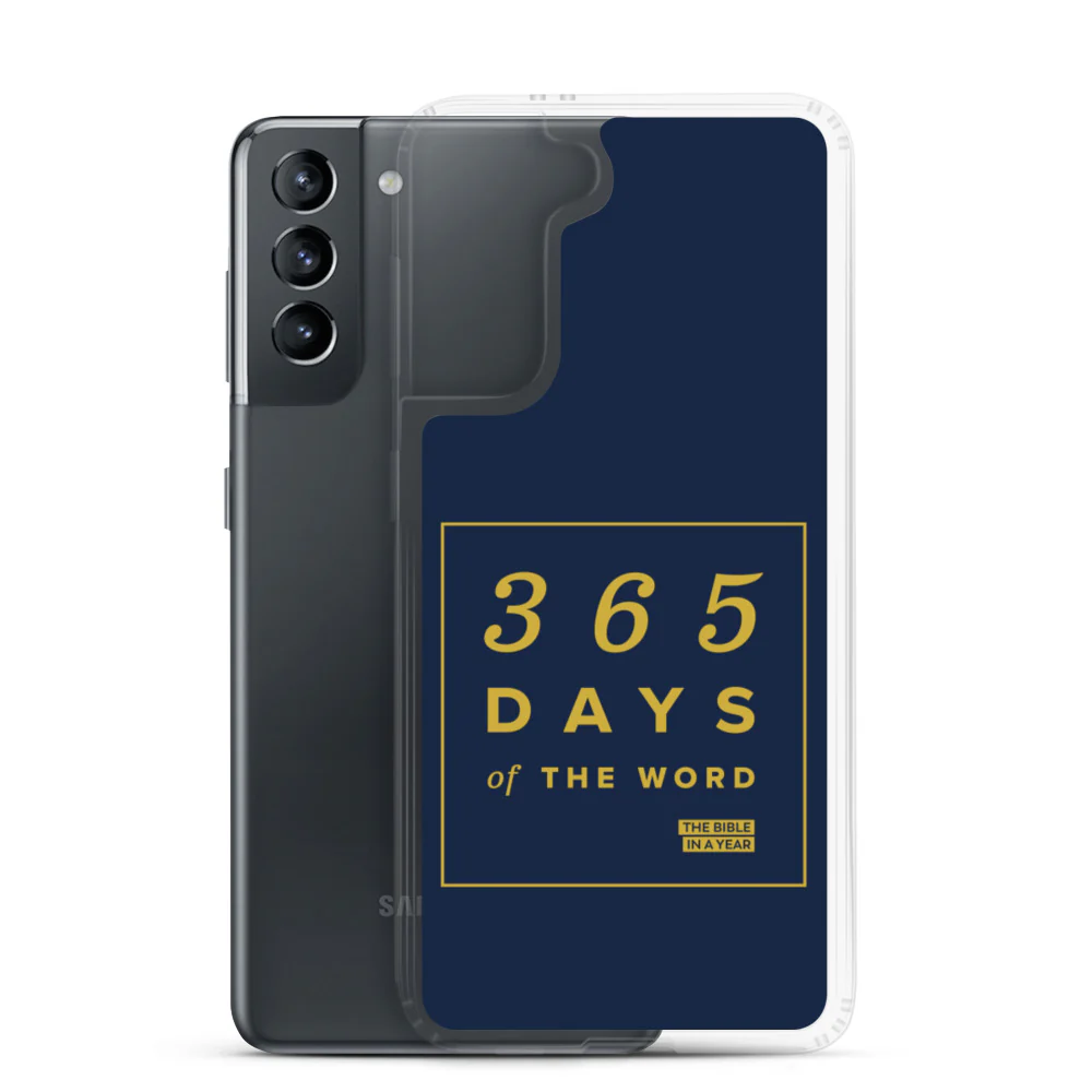 365 Days of the Word Bible in a Year Samsung Phone Case - Navy - Image 14