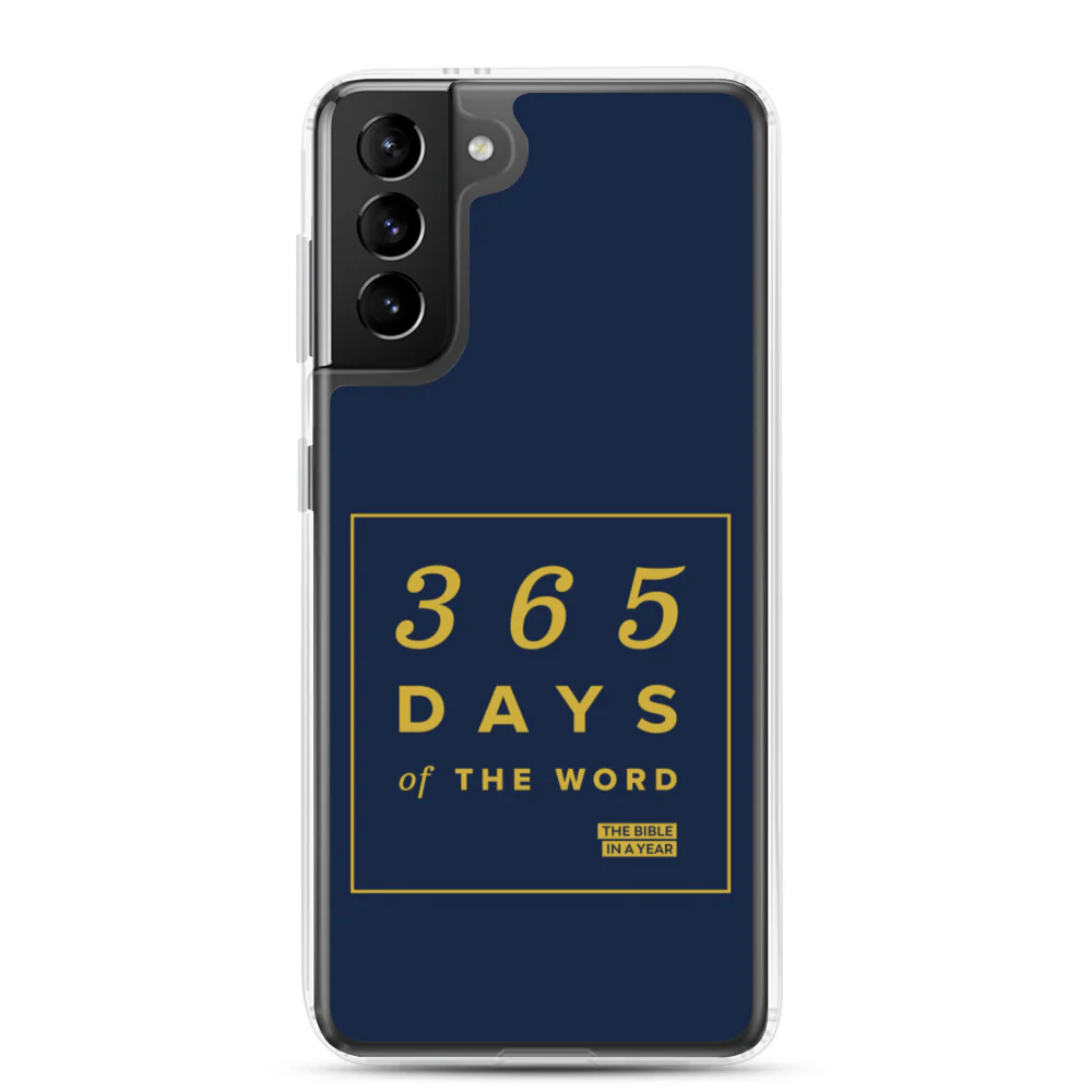 365 Days of the Word Bible in a Year Samsung Phone Case - Navy - Image 15