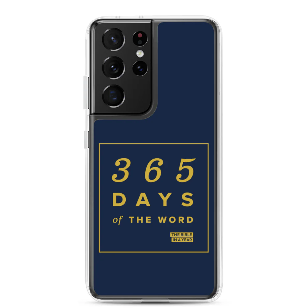365 Days of the Word Bible in a Year Samsung Phone Case - Navy - Image 17