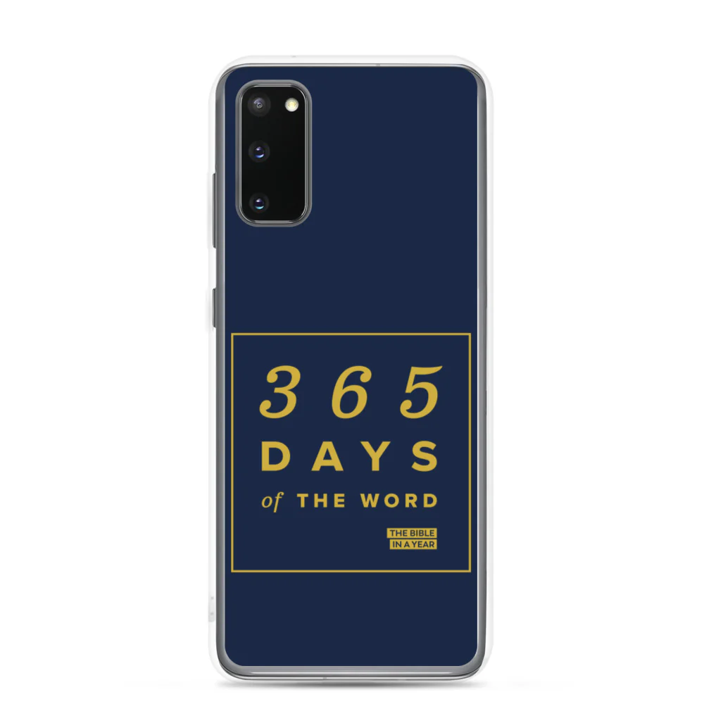 365 Days of the Word Bible in a Year Samsung Phone Case - Navy - Image 7
