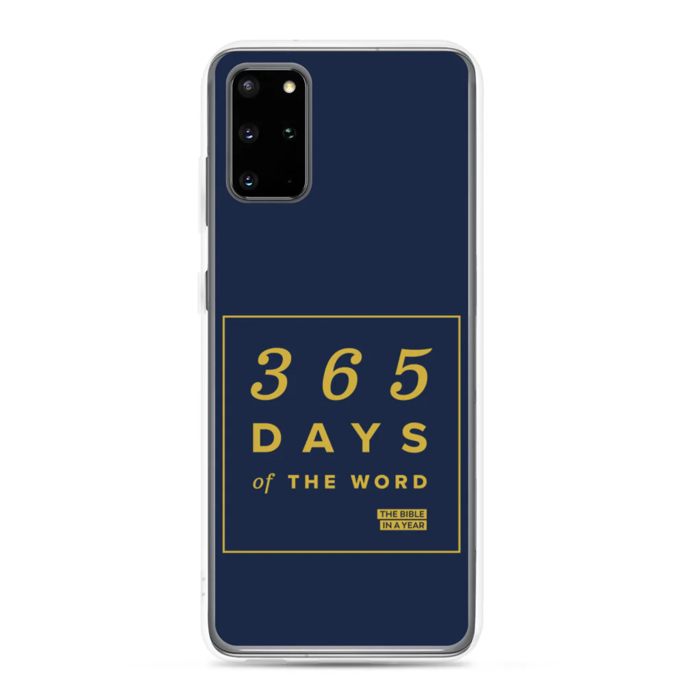 365 Days of the Word Bible in a Year Samsung Phone Case - Navy - Image 9