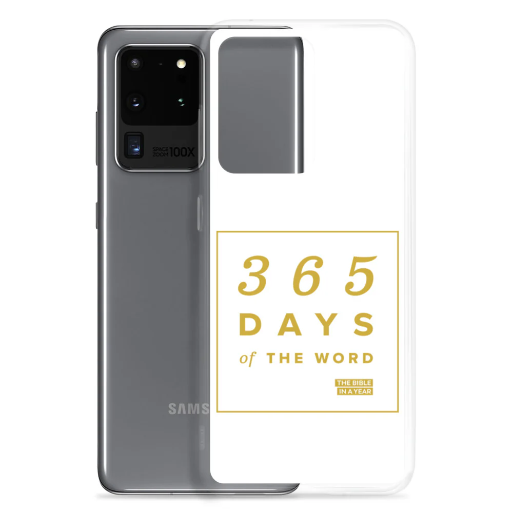 365 Days of the Word Bible in a Year Samsung Phone Case - Navy - Image 12