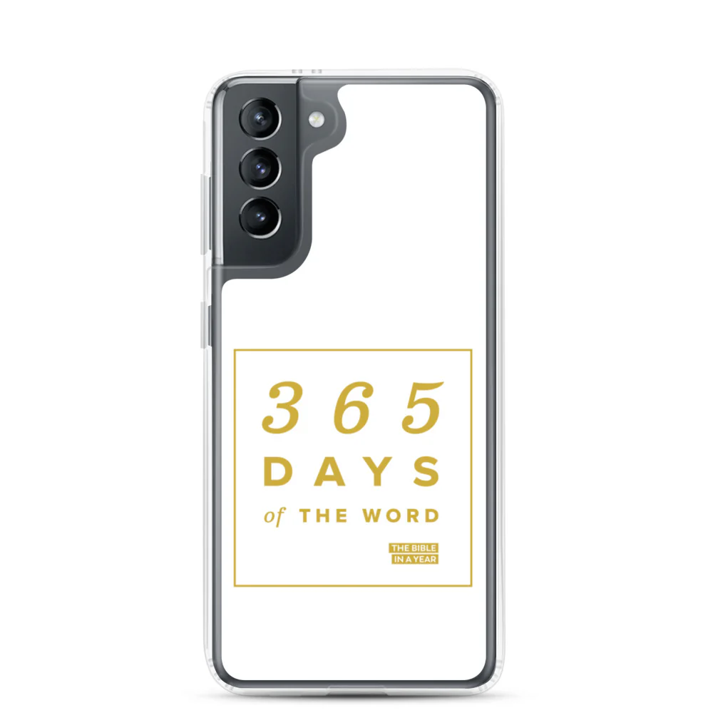 365 Days of the Word Bible in a Year Samsung Phone Case - Navy - Image 13