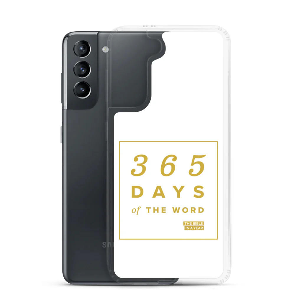 365 Days of the Word Bible in a Year Samsung Phone Case - Navy - Image 14