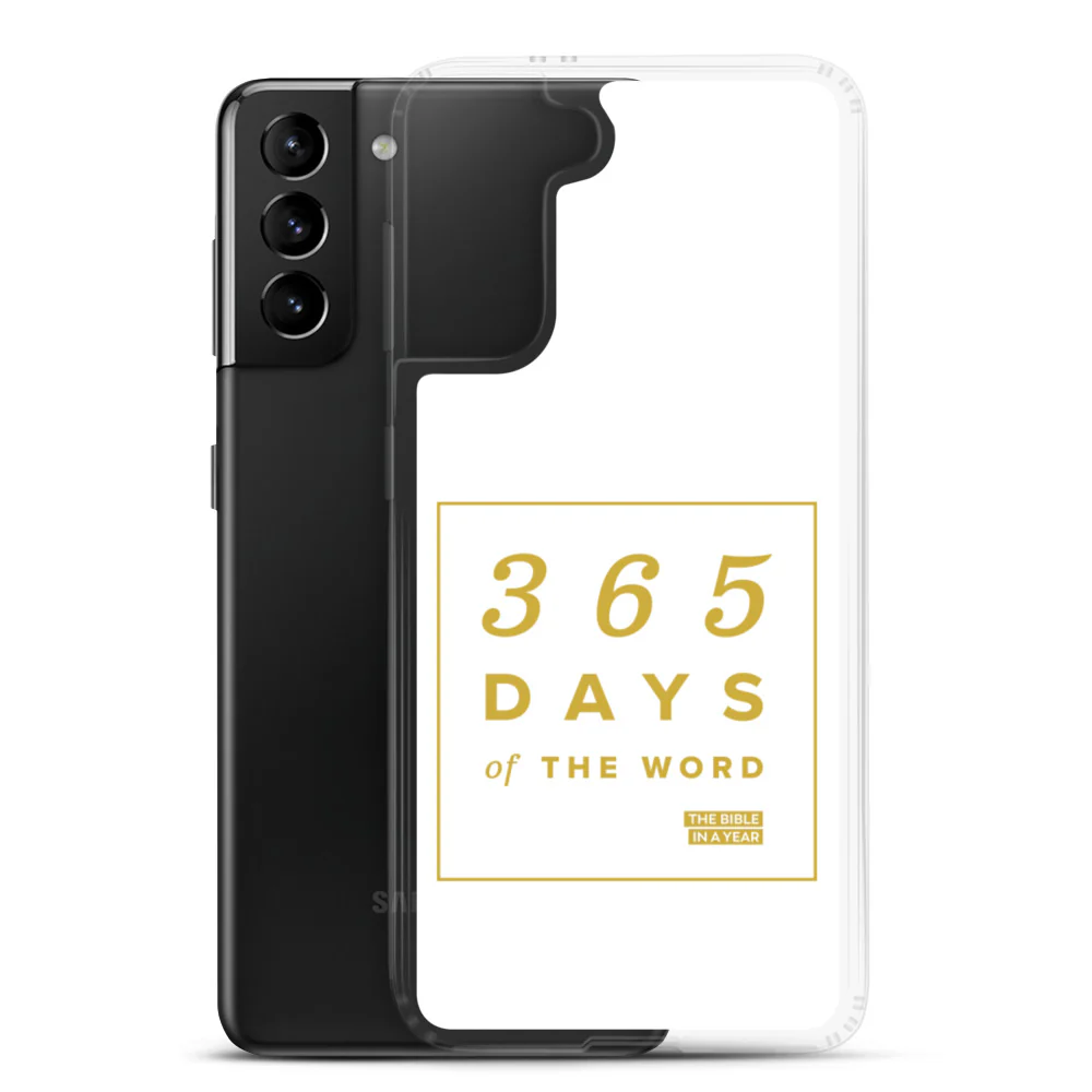 365 Days of the Word Bible in a Year Samsung Phone Case - Navy - Image 16