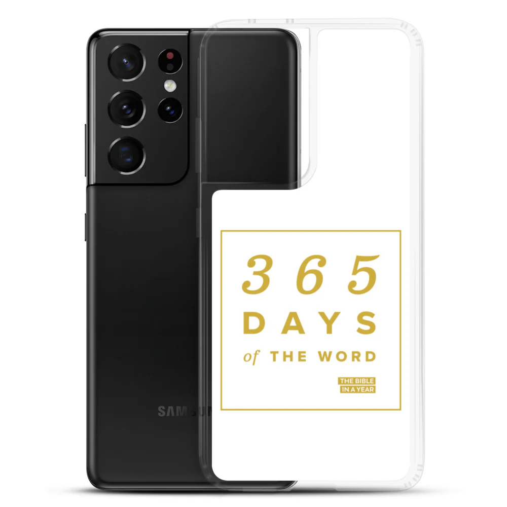 365 Days of the Word Bible in a Year Samsung Phone Case - Navy - Image 18