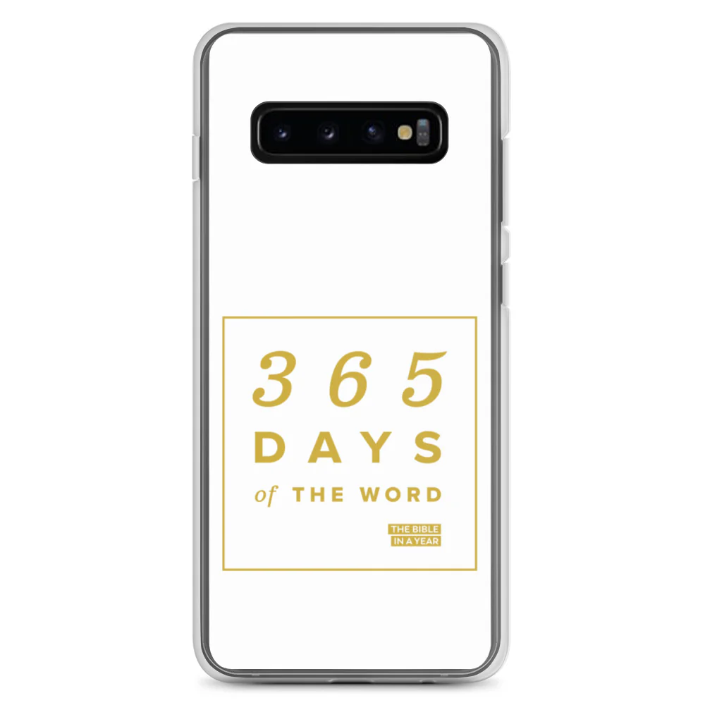 365 Days of the Word Bible in a Year Samsung Phone Case - Navy - Image 3