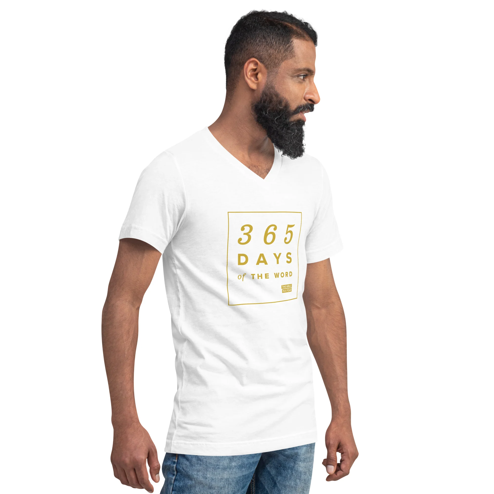 "365 Days of the Word" / Bible in a Year V-Neck T-Shirt - Image 10