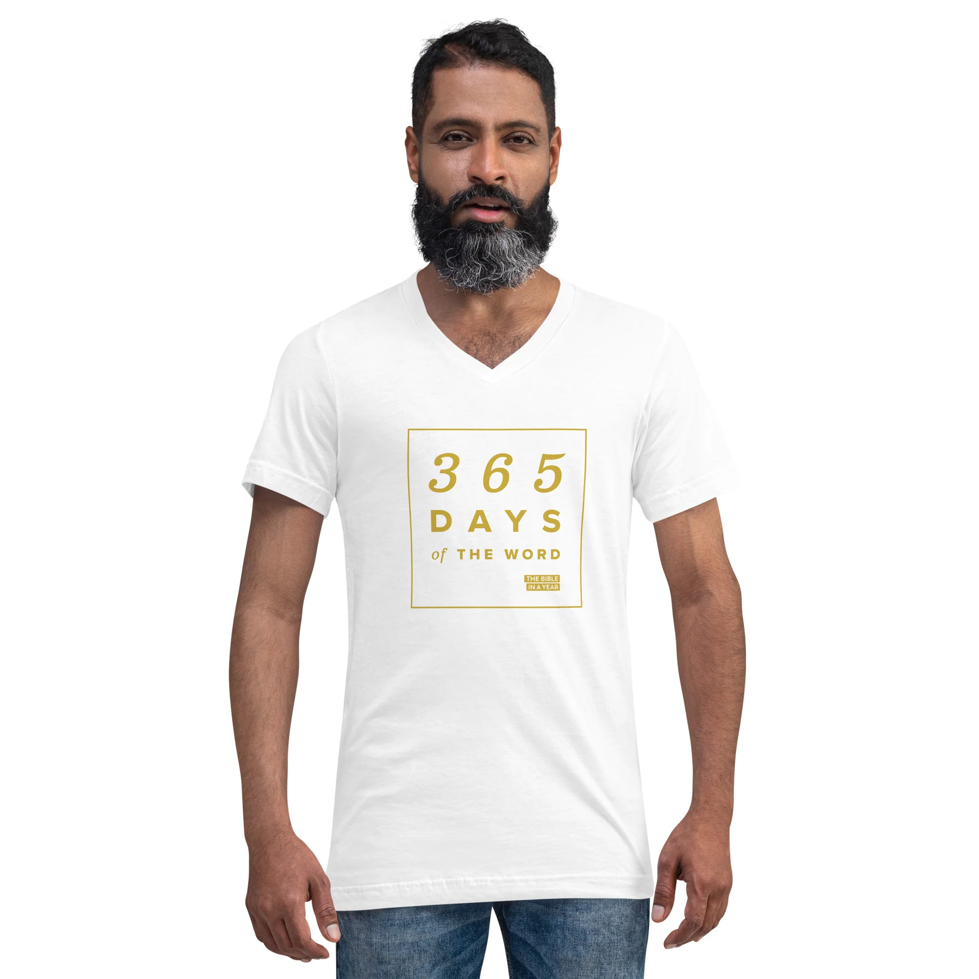 "365 Days of the Word" / Bible in a Year V-Neck T-Shirt - Image 8