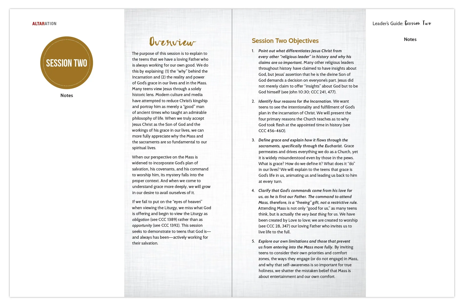 Altaration: The Mystery of the Mass Revealed Leader's Guide including Online Access - Image 3