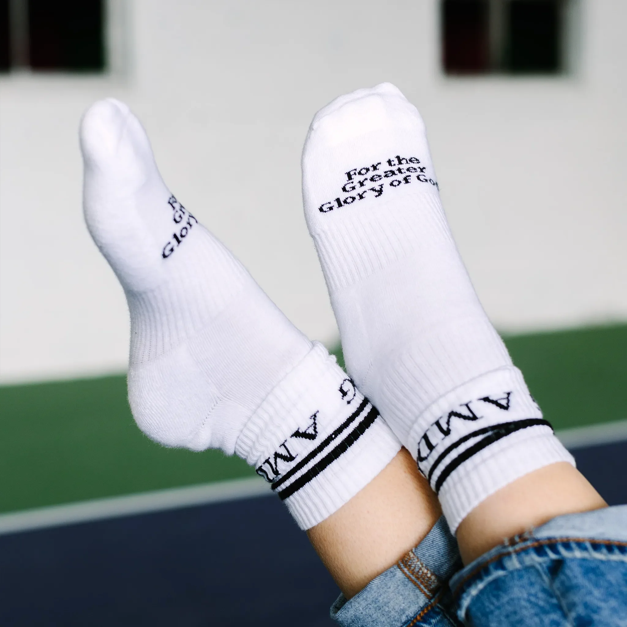 "AMDG" / Crew Socks - Image 10