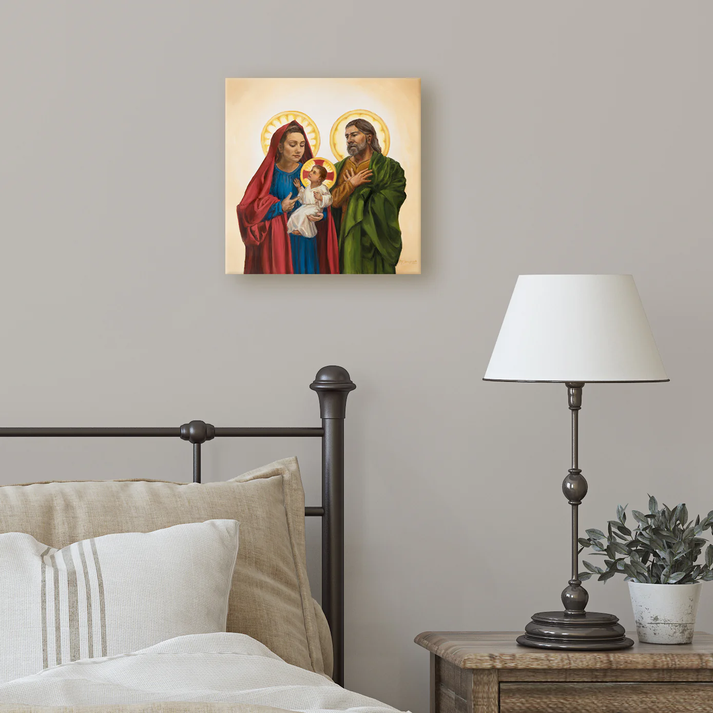 Canvas Print - The Holy Family (12x12) - Image 2