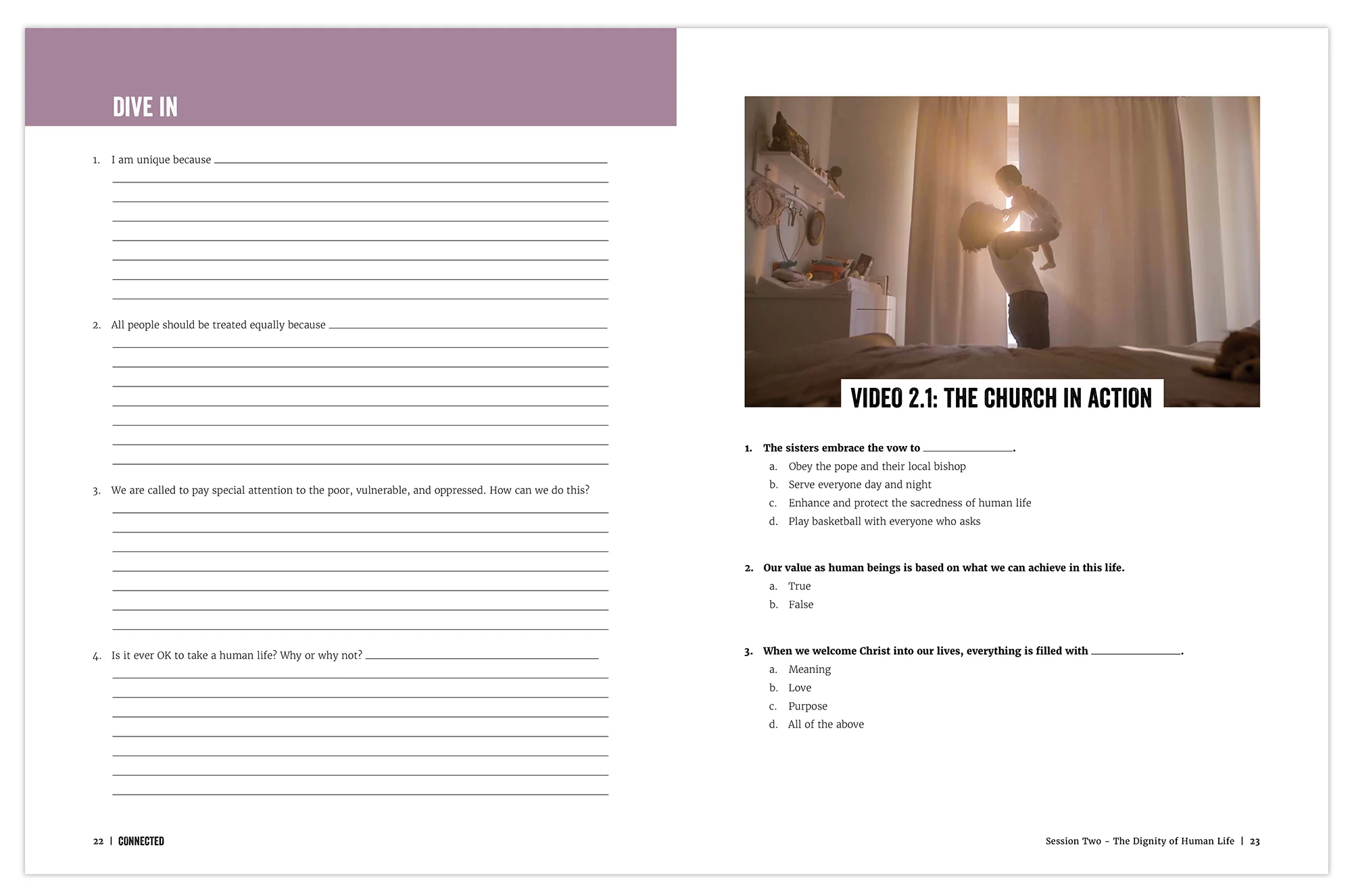 Connected: Catholic Social Teaching for This Generation, Student Workbook with Online Access - Image 4