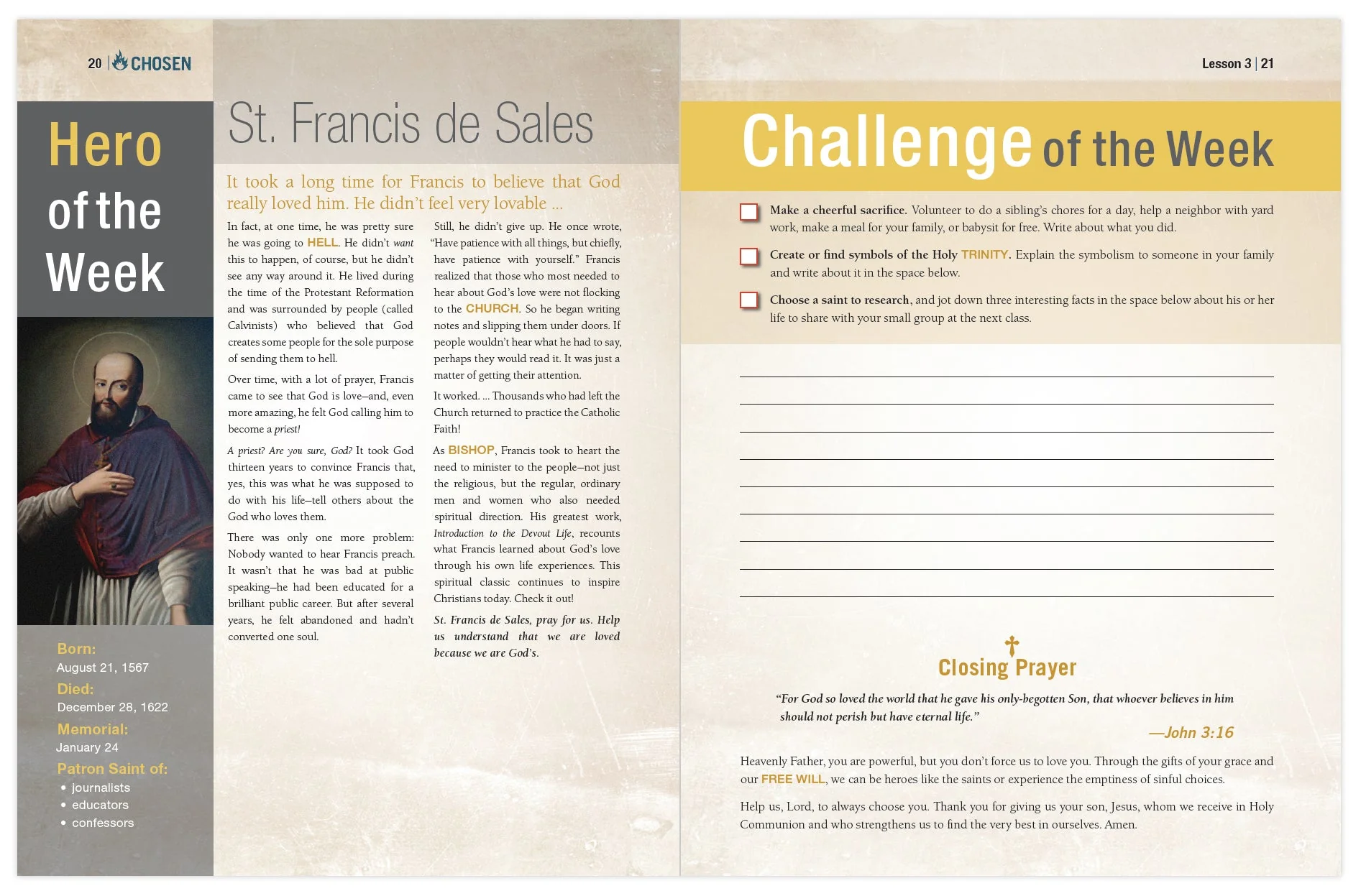 Chosen: This is Your Catholic Faith Student Workbook with Digital Access - Image 4