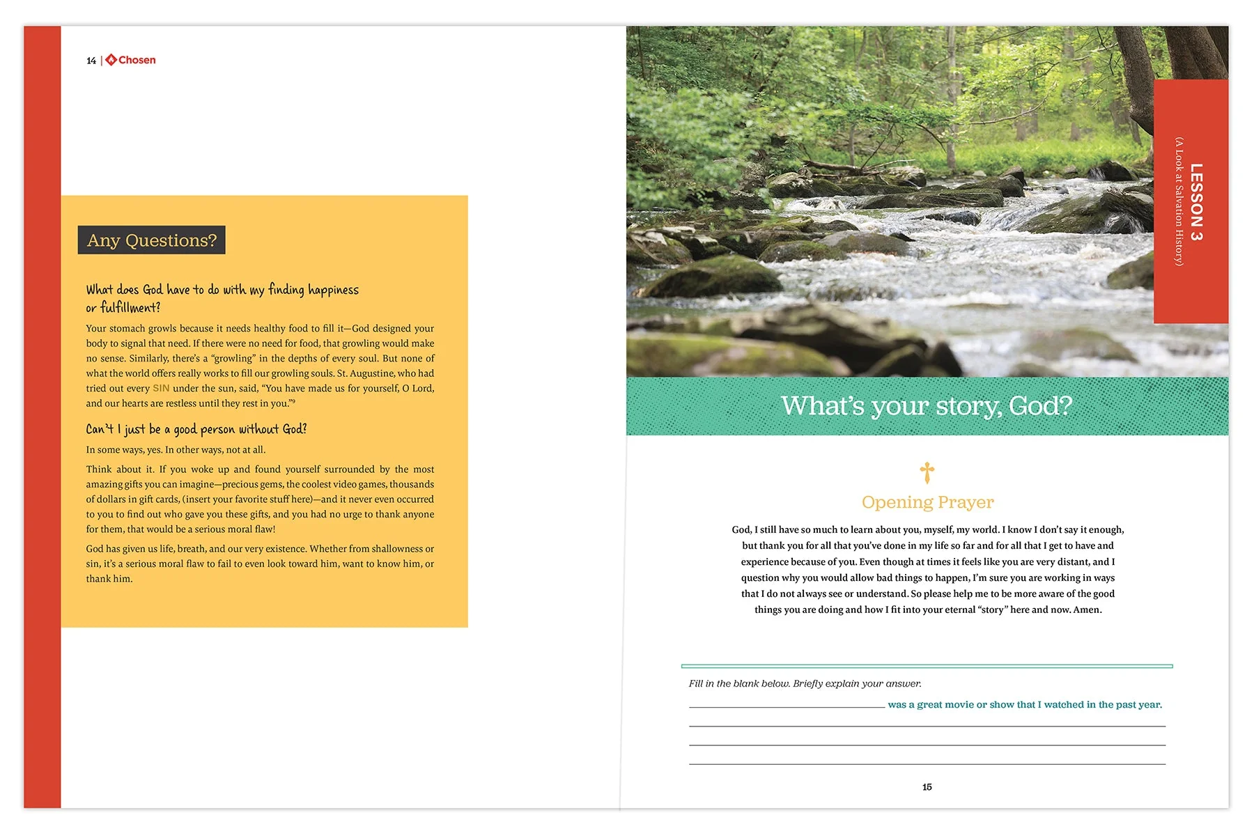 Chosen: Your Journey to Confirmation, Student Pack (Includes Online Course Access) - Image 3