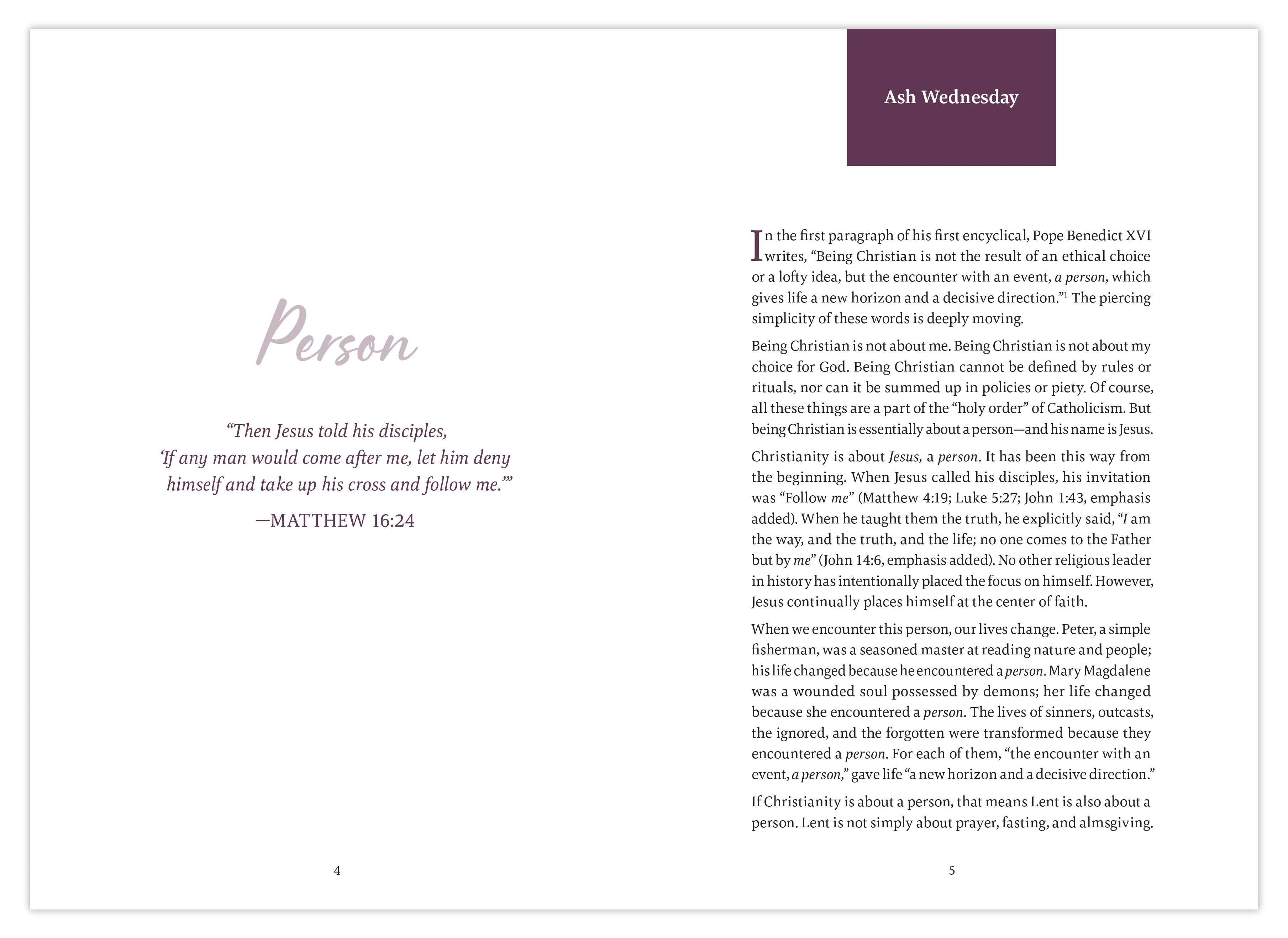 The Ascension Lenten Companion: Walking with Jesus to Jerusalem, Journal - Image 4