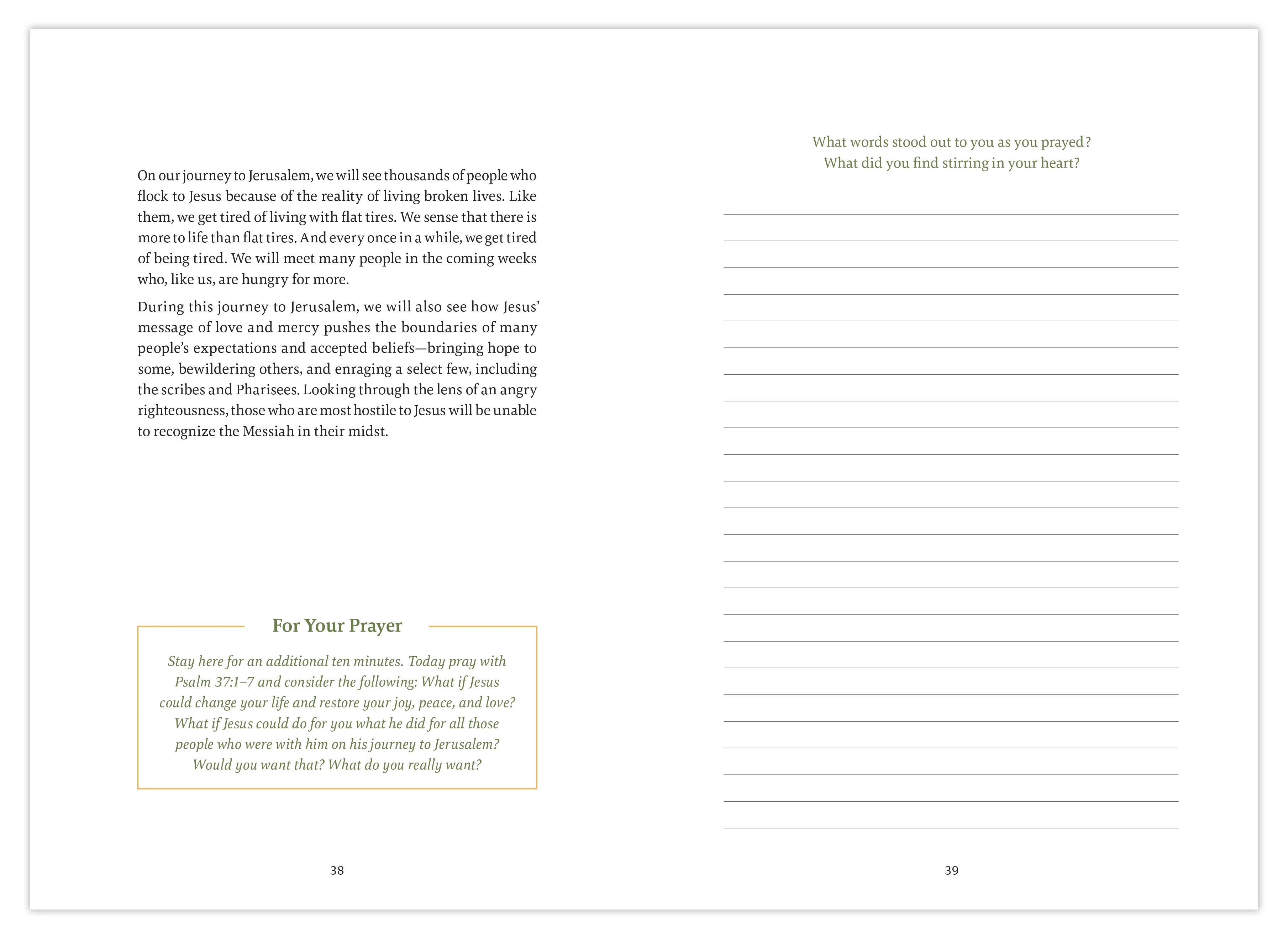 The Ascension Lenten Companion: Walking with Jesus to Jerusalem, Journal - Image 5