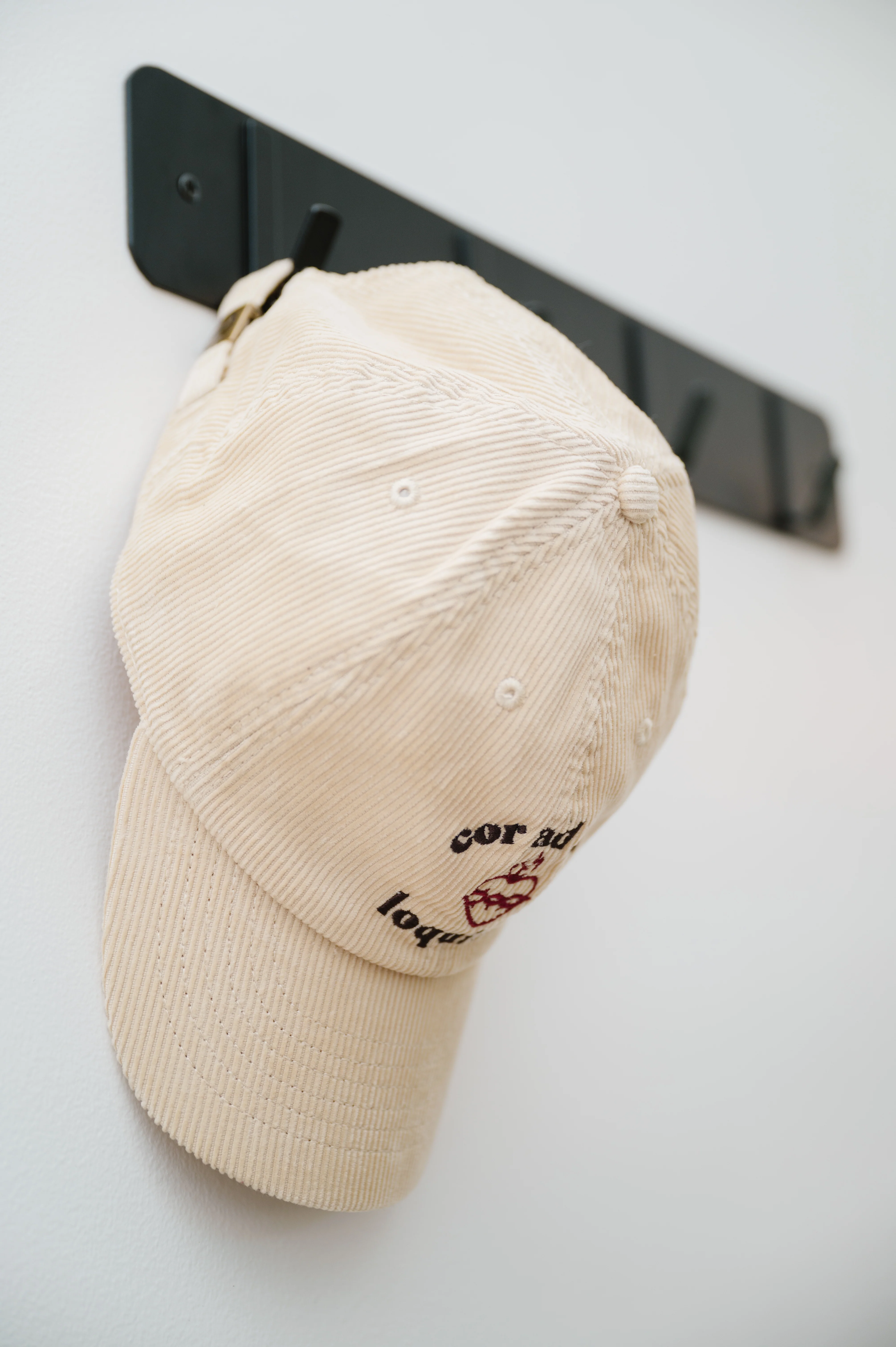 "Cor ad Cor Loquitur" / Sacred Heart of Jesus Corduroy Hat - Image 9