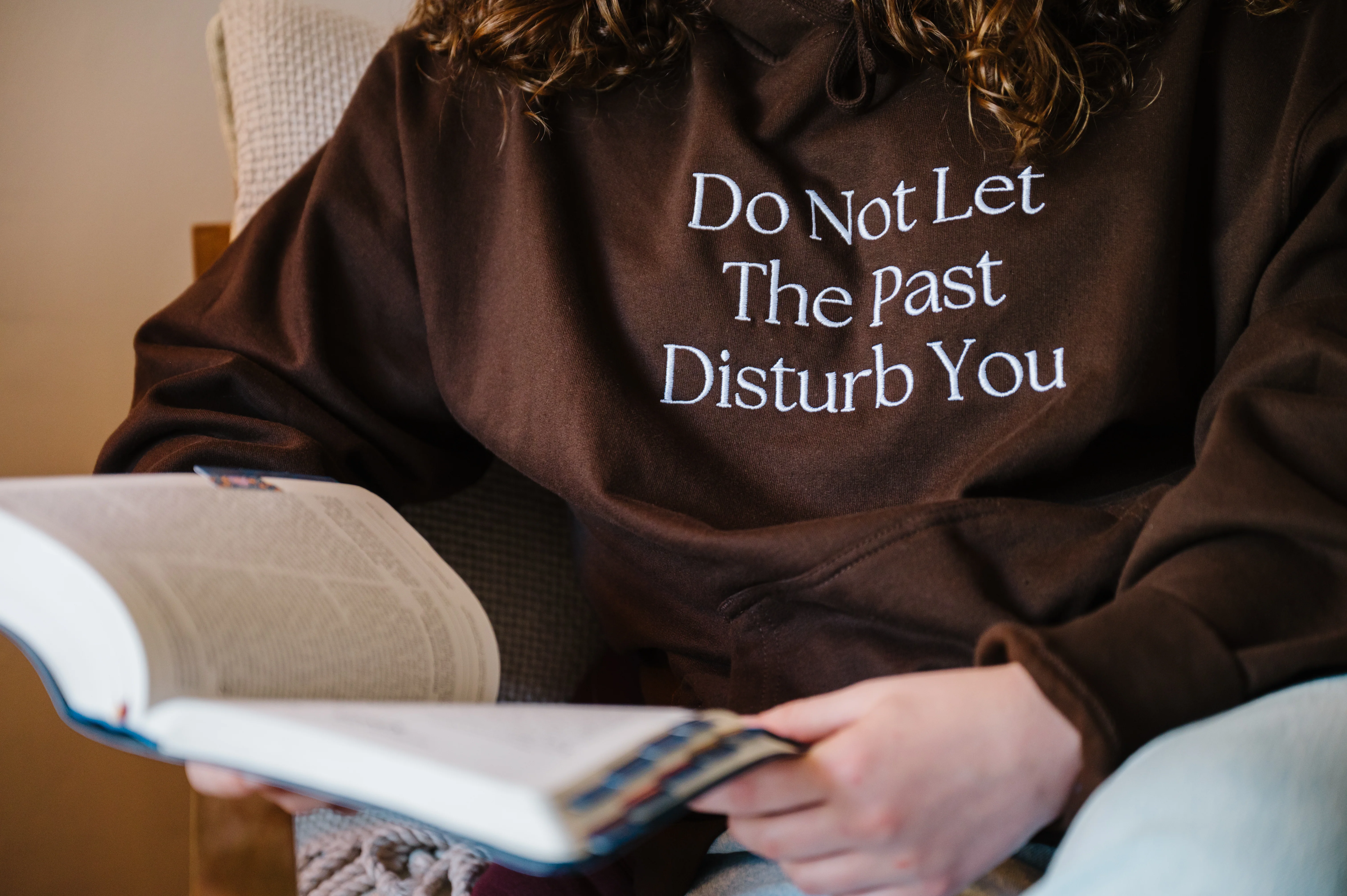 "Do Not Let the Past Disturb You" / St. Teresa of Calcutta Hoodie - Image 13