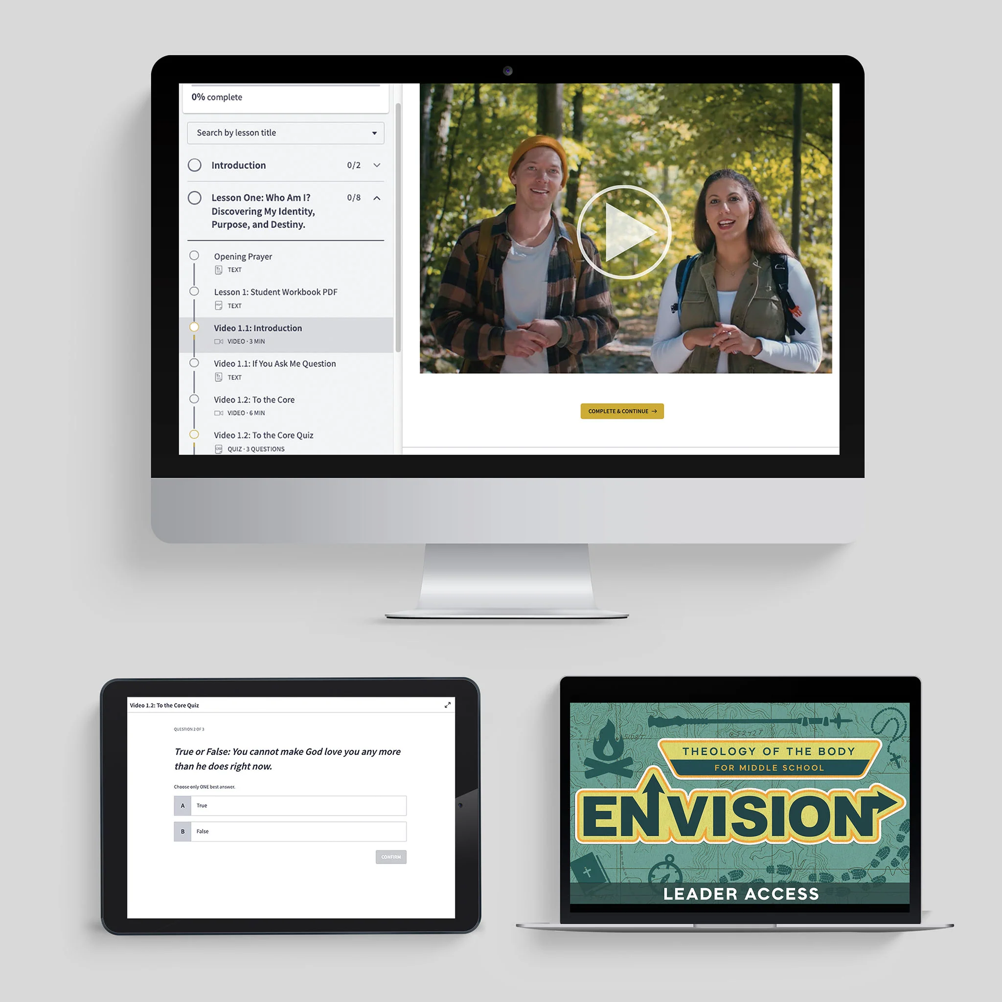 Envision: Theology of the Body for Middle School, Leader's Guide including Online Access - Image 3