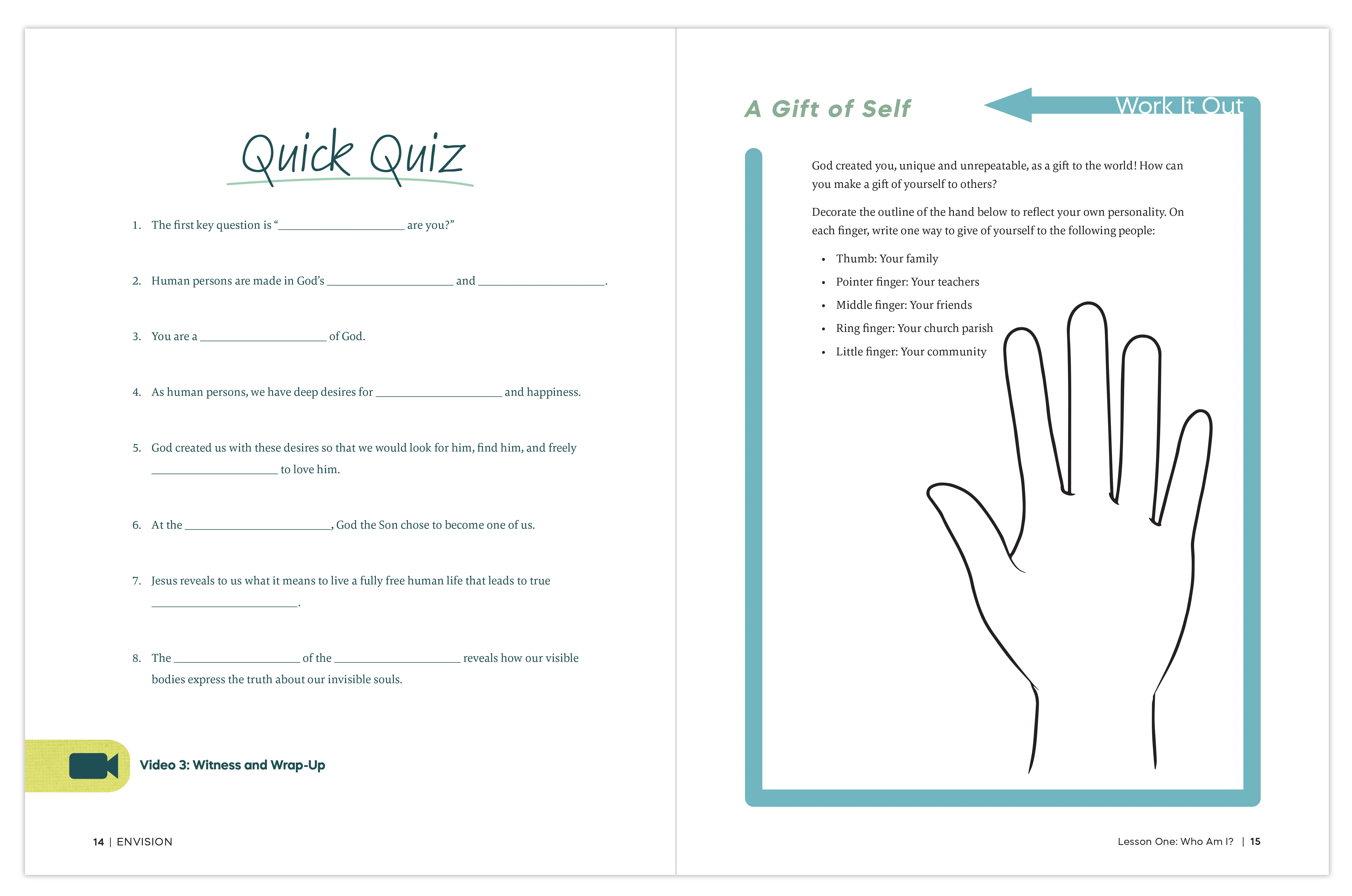 Envision: Theology of the Body for Middle School, Student Pack (Includes Online Course Access) - Image 8