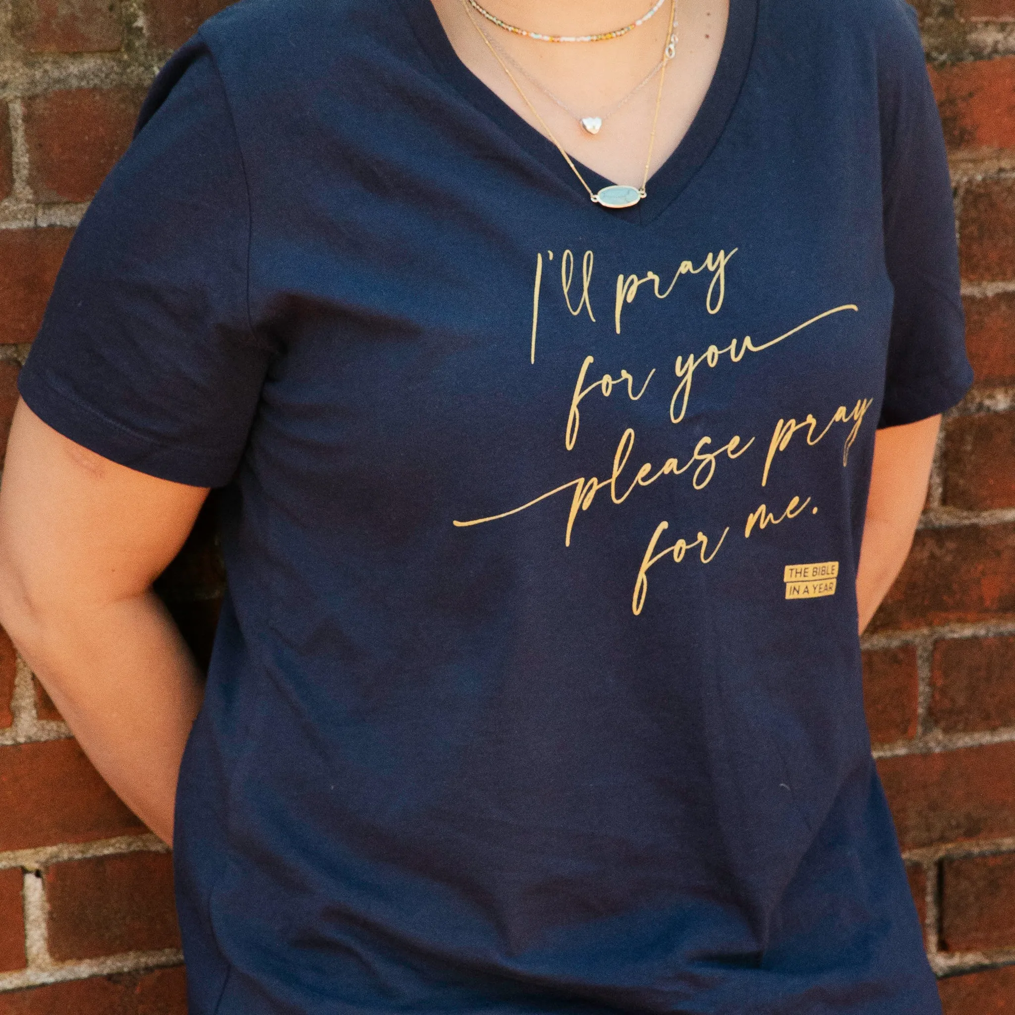 Evangelization (Pray for Me) Women's V-Neck Shirt - Image 5