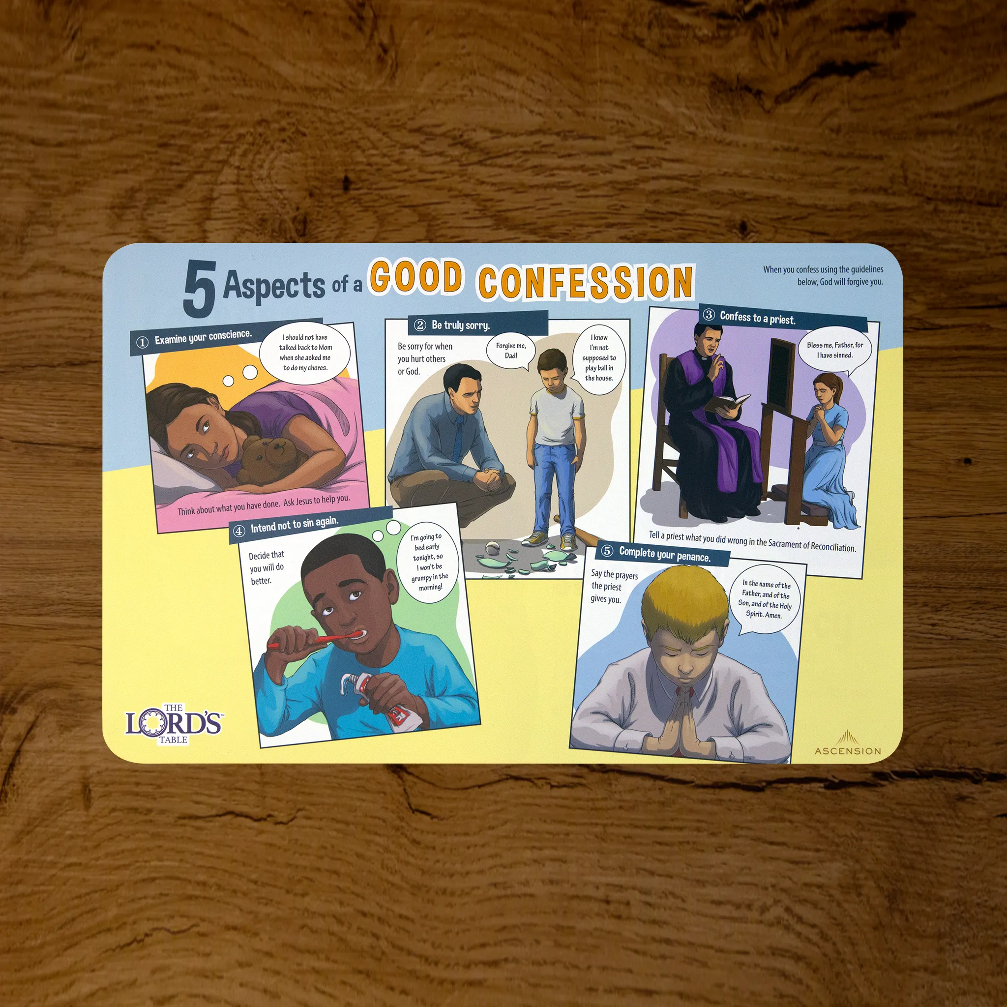 Faith Fundamentals Placemats (Set of 4) - Image 3