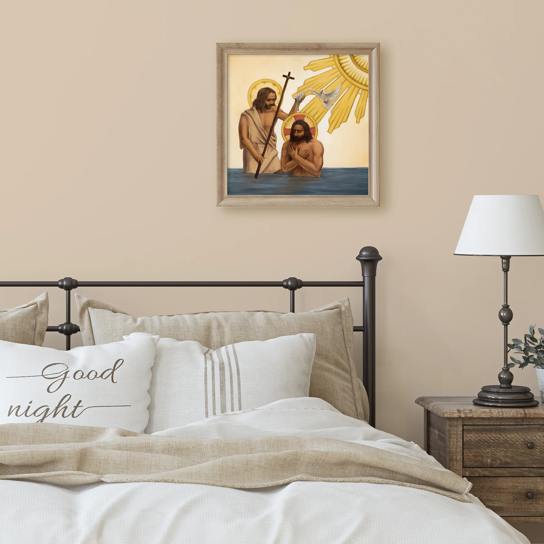 Fine Art Print - The Baptism of Christ (12x12) - Image 3