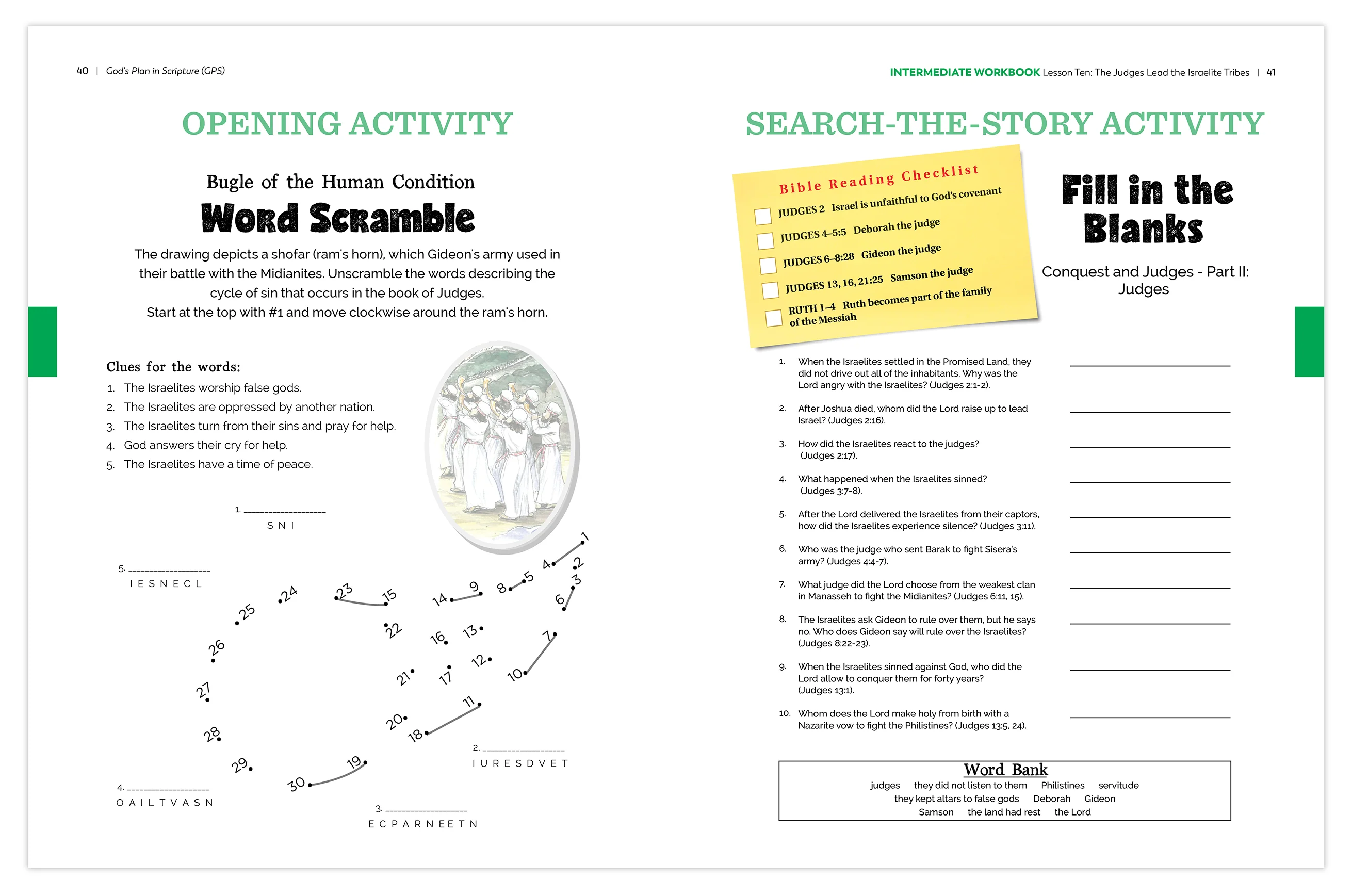 God's Plan in Scripture (GPS) Intermediate Student Pack bundle - Image 2