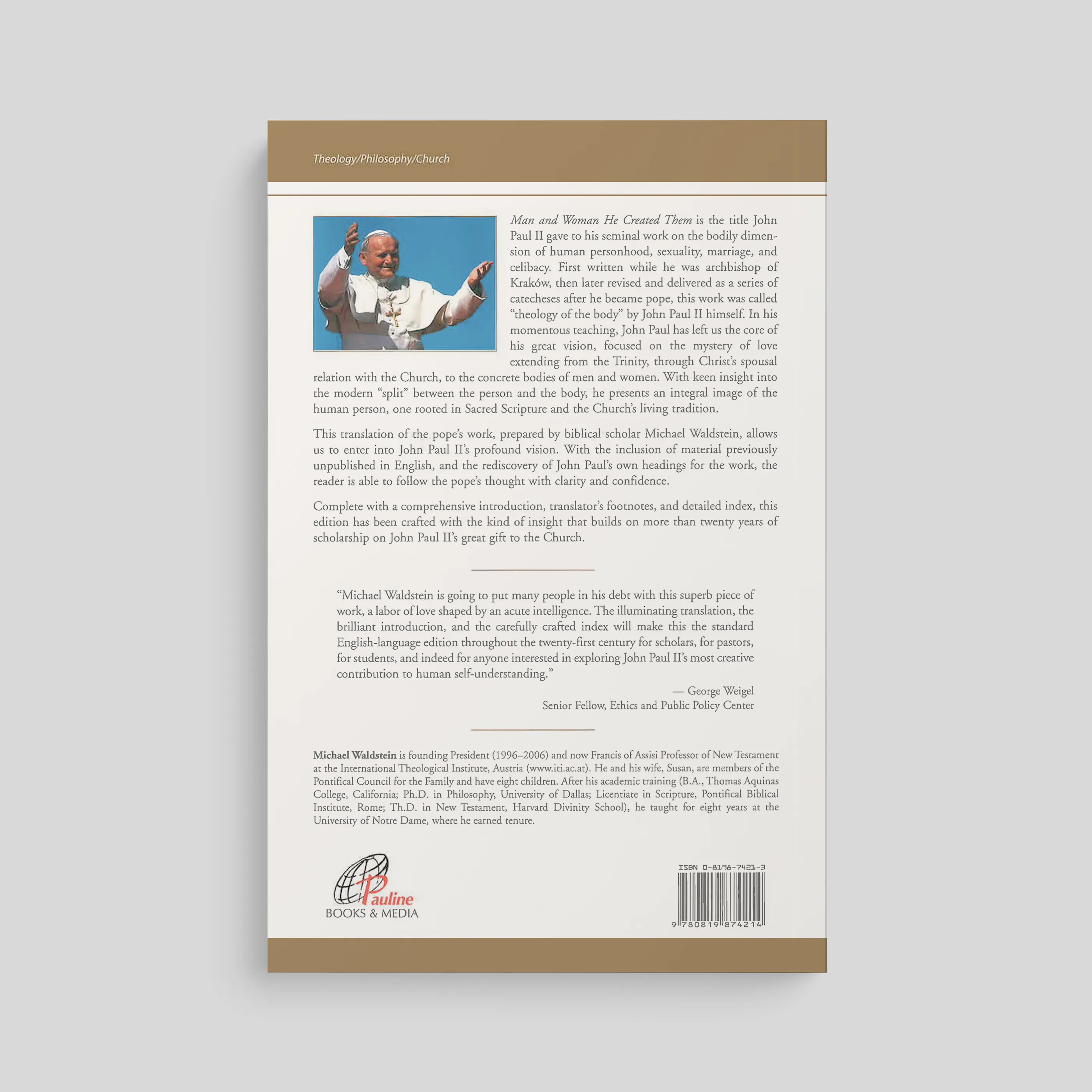 Man and Woman He Created Them: A Theology of the Body - Image 2