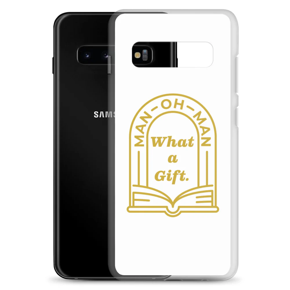 Man-oh-Man Bible in a Year Samsung Phone Case - Navy - Image 4