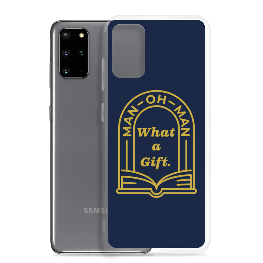 Man-oh-Man Bible in a Year Samsung Phone Case - Navy - Image 10