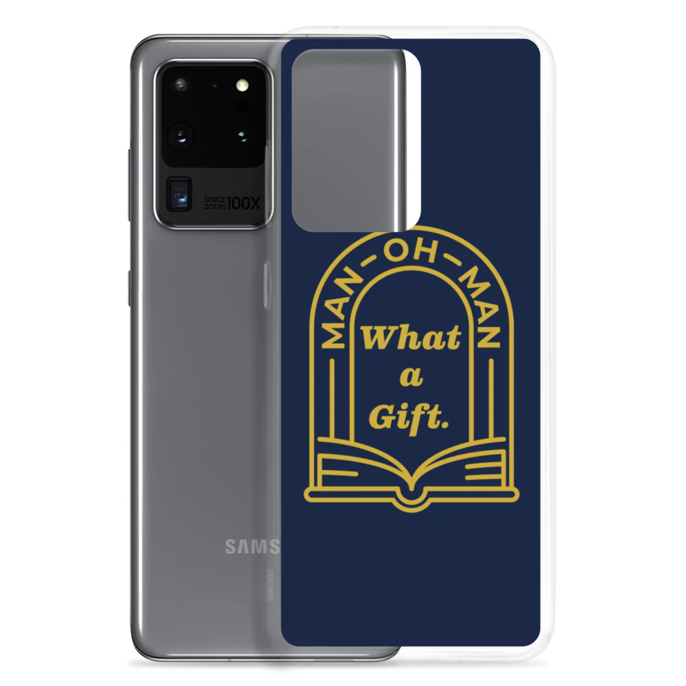 Man-oh-Man Bible in a Year Samsung Phone Case - Navy - Image 12