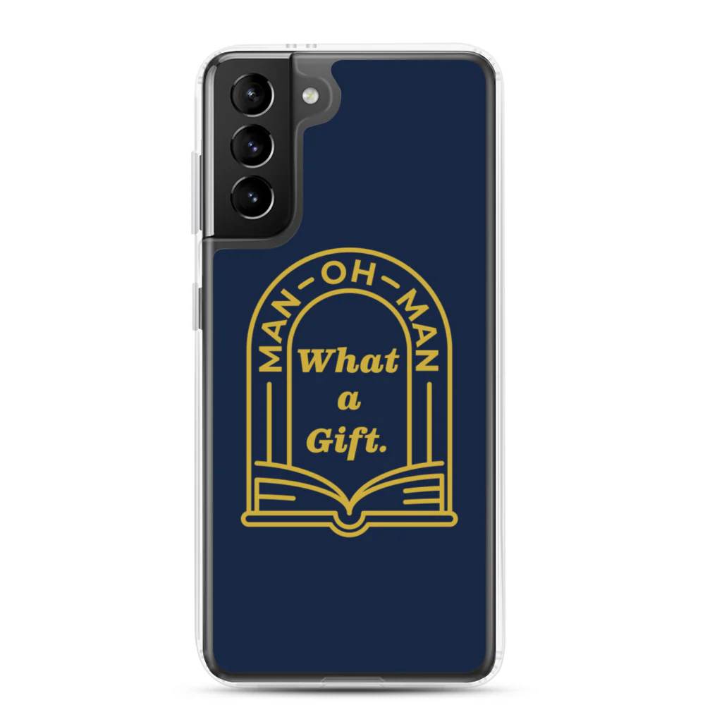 Man-oh-Man Bible in a Year Samsung Phone Case - Navy - Image 15