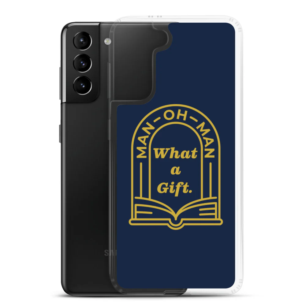Man-oh-Man Bible in a Year Samsung Phone Case - Navy - Image 16