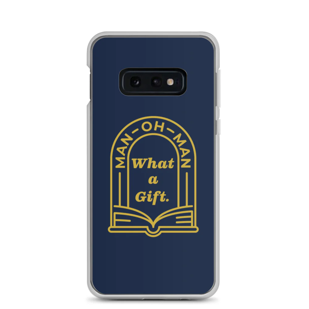 Man-oh-Man Bible in a Year Samsung Phone Case - Navy - Image 5