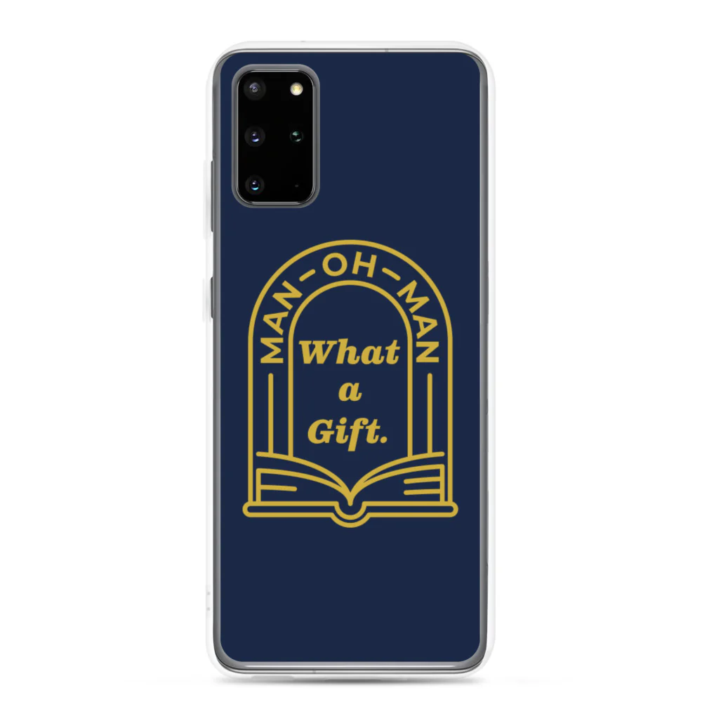 Man-oh-Man Bible in a Year Samsung Phone Case - Navy - Image 9