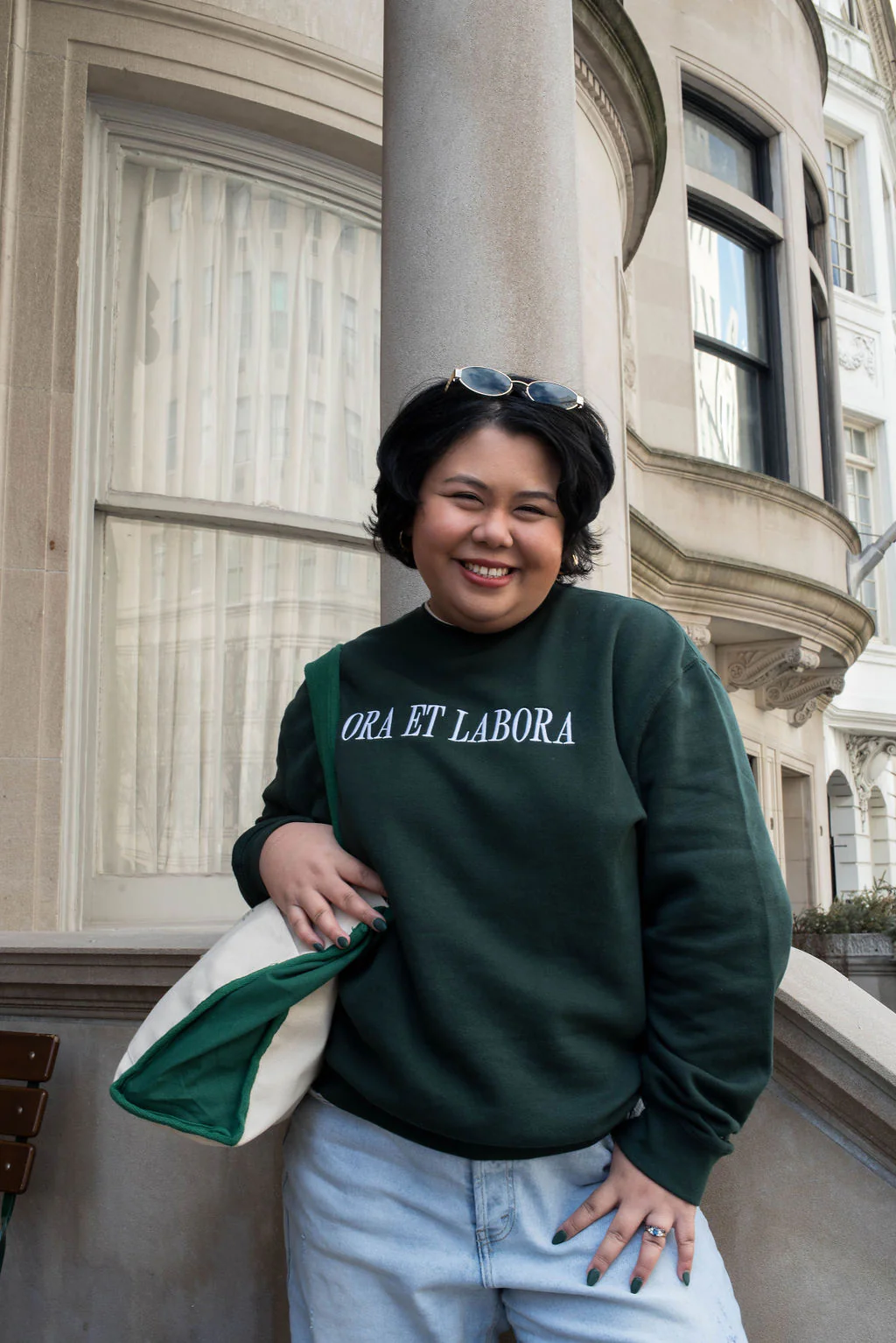 "Ora et Labora" / St. Benedict Crewneck - Image 5