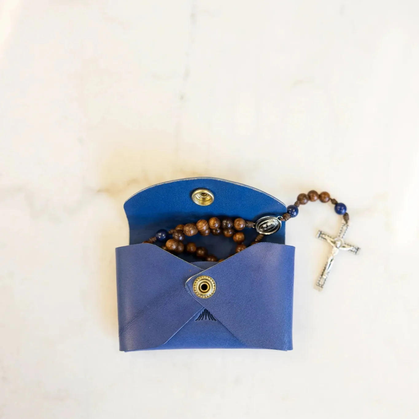 Poco a Poco Premium Leather Rosary Pouch - Image 2