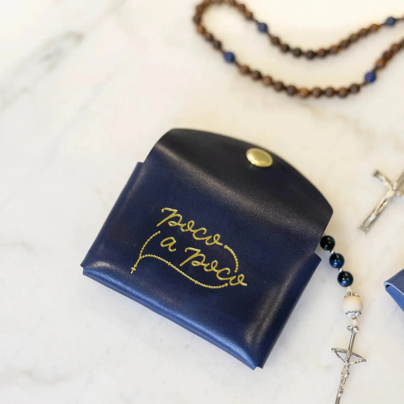 Poco a Poco Premium Leather Rosary Pouch - Image 3