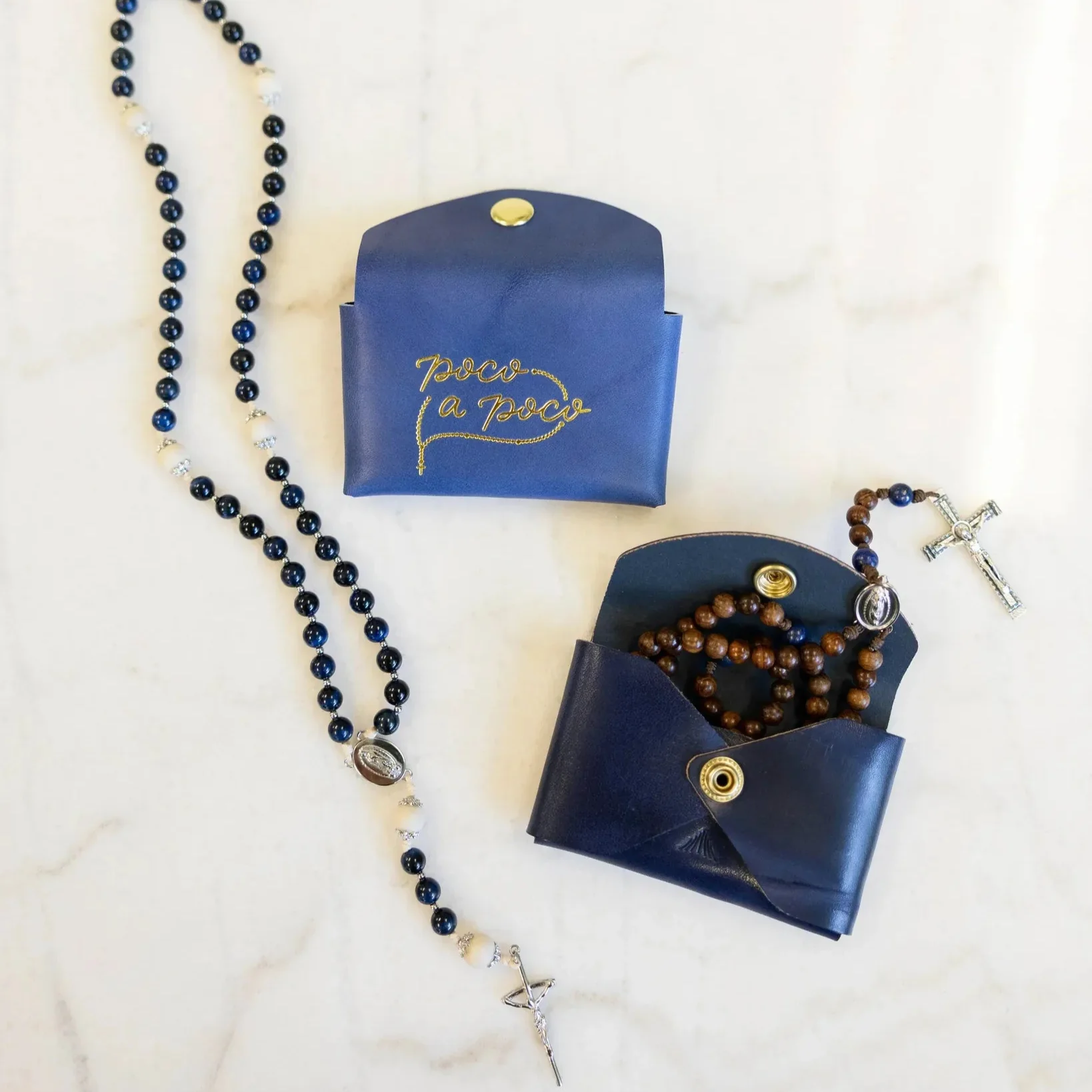 Poco a Poco Premium Leather Rosary Pouch - Image 6