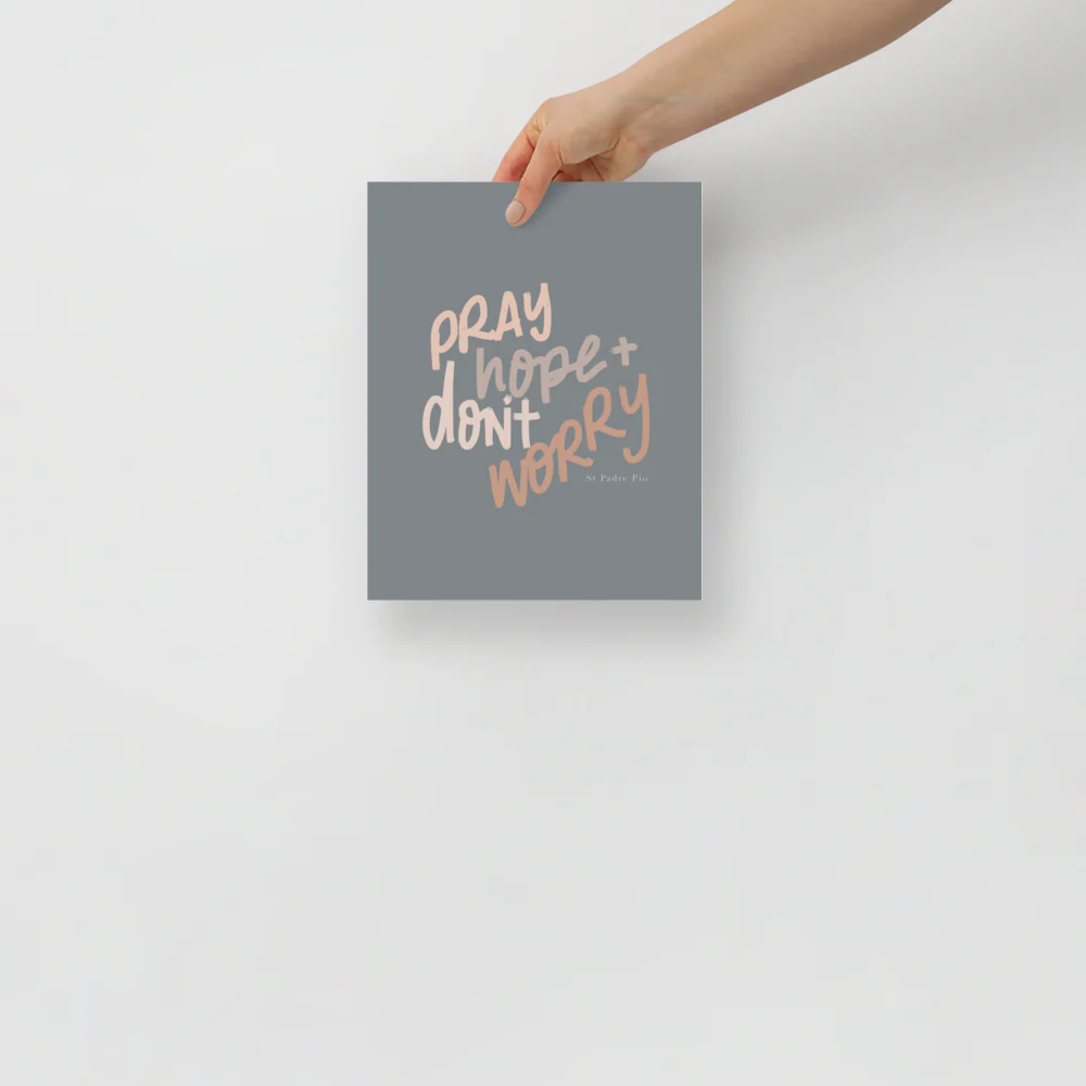 Pray, Hope and Don't Worry Art Prints: Zelie & Lou - Image 2