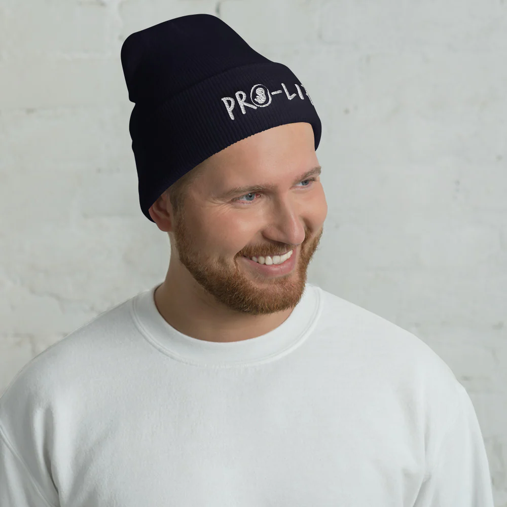 Pro-Life Cuffed Beanie - Image 5