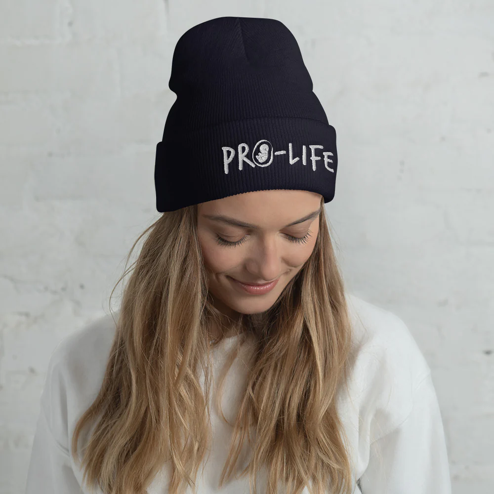 Pro-Life Cuffed Beanie - Image 6