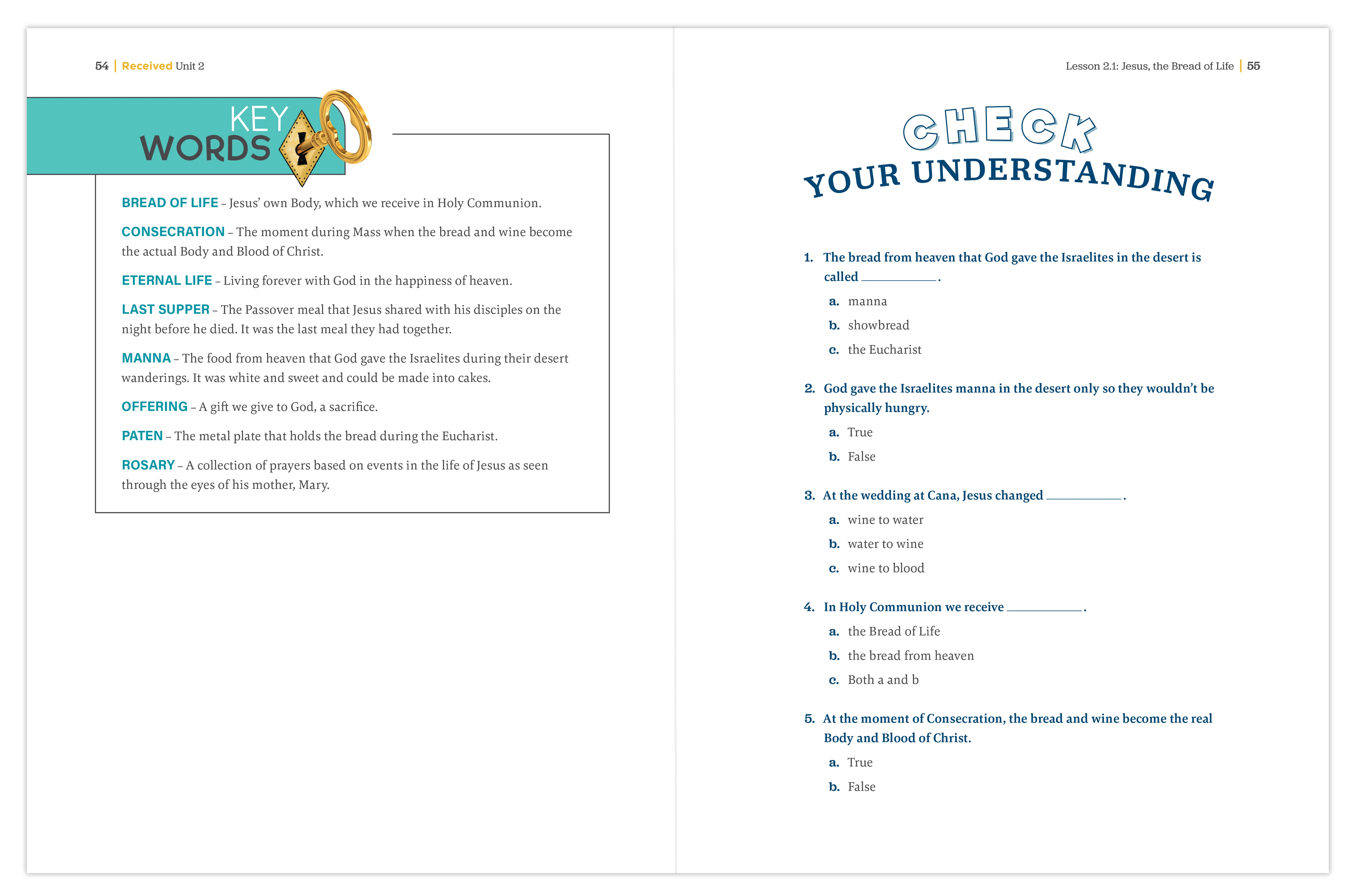 Received Second Edition: Your Journey to First Communion Student Workbook only - Image 8