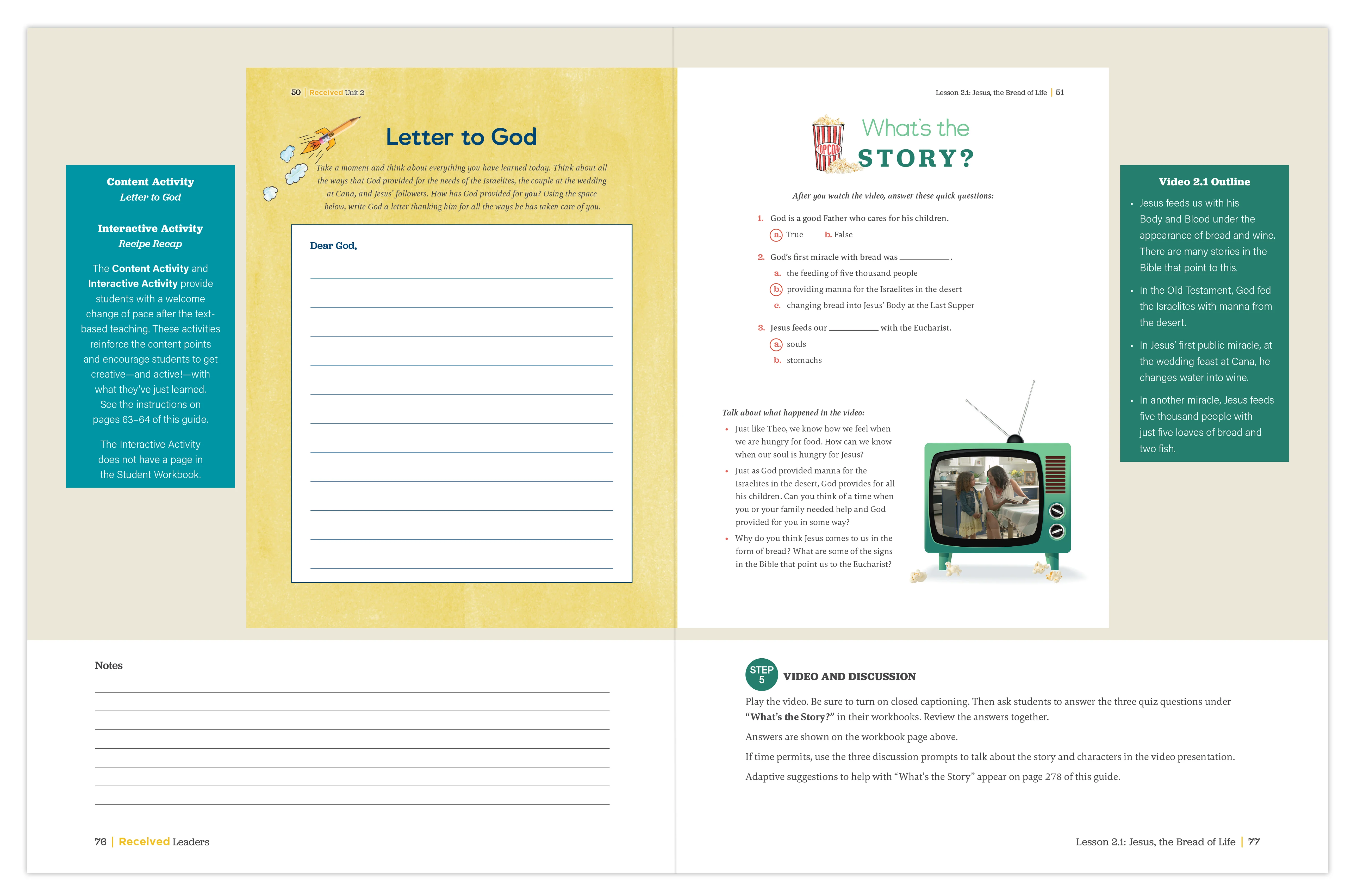 Received First Edition: Your Journey to First Communion Leader's Guide (Includes Online Leader's Access) - Image 13