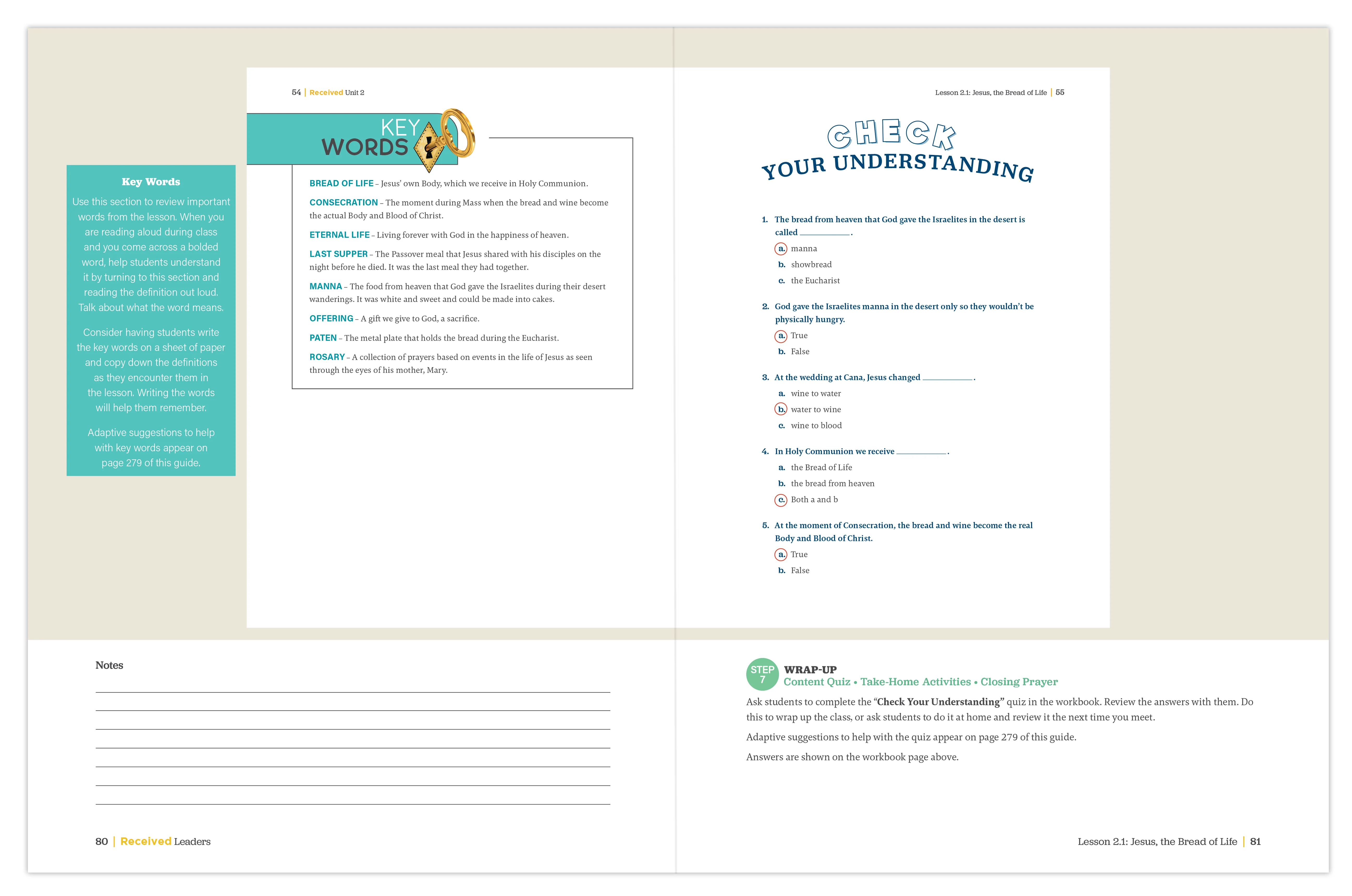 Received First Edition: Your Journey to First Communion Leader's Guide (Includes Online Leader's Access) - Image 5